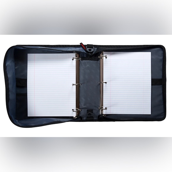 Case-it Black and Red Zipper Binder - Picture 11 of 15